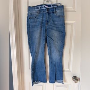 CaBi hi-low crop jeans